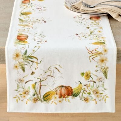 Bedford Harvest Cotton/Linen Table Runner