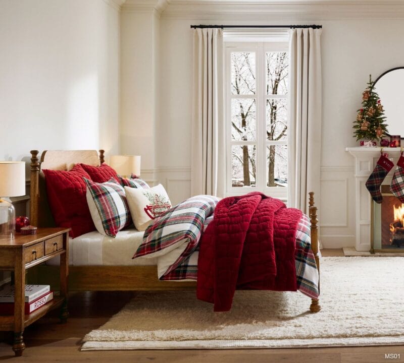 Stewart Plaid Cotton Duvet Cover