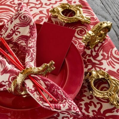 Lunar New Year Napkin Rings - Set of 4